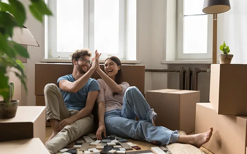 couple moving